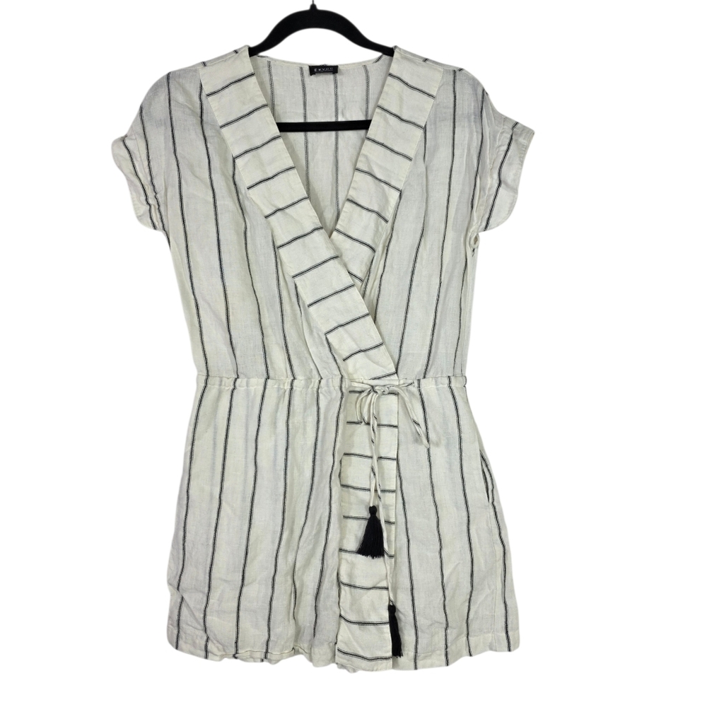 Ekyog Ethical fashion Linen stripes romper